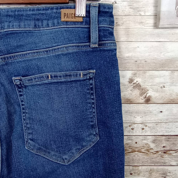 PAIGE High Rise Hoxton Straight Ankle Jeans Size‎ 30 - Picture 9 of 11
